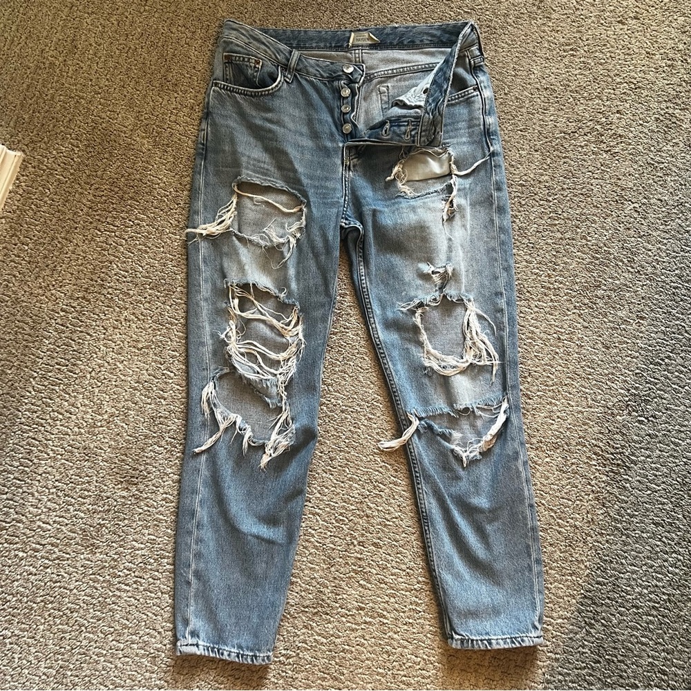 Distressed TopShop Jeans